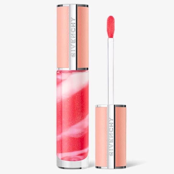 NEW! GIVENCHY -ROSE PERFECTO TINTED LIQUID LIP BALM- “Feeling Pink” - Picture 1 of 4